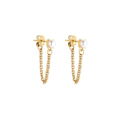 Ohrring | alluring chain pearl