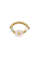 Ring | Perlen flower