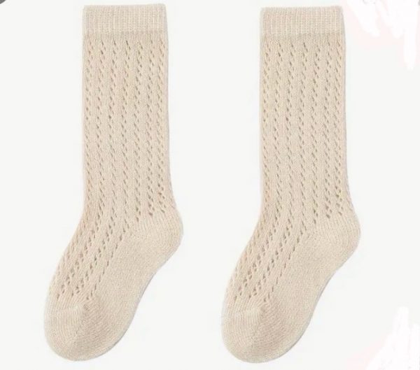 Kniesocken | Lochmuster
