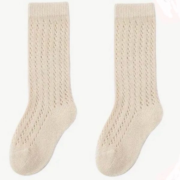 Kniesocken | Lochmuster