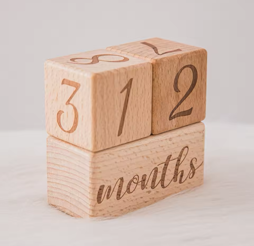 Meilenstein-Würfel | Holz