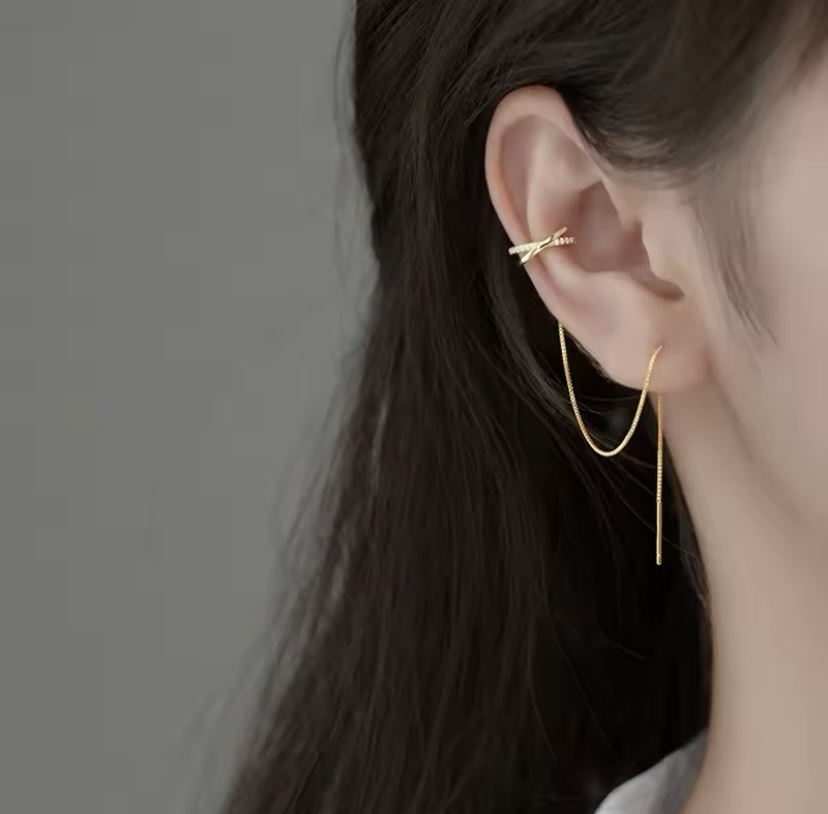 Earcuff | Chain (pro Stück)